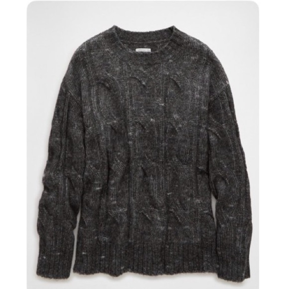 American Eagle Outfitters Whoa So Soft Cable Knit Sweater